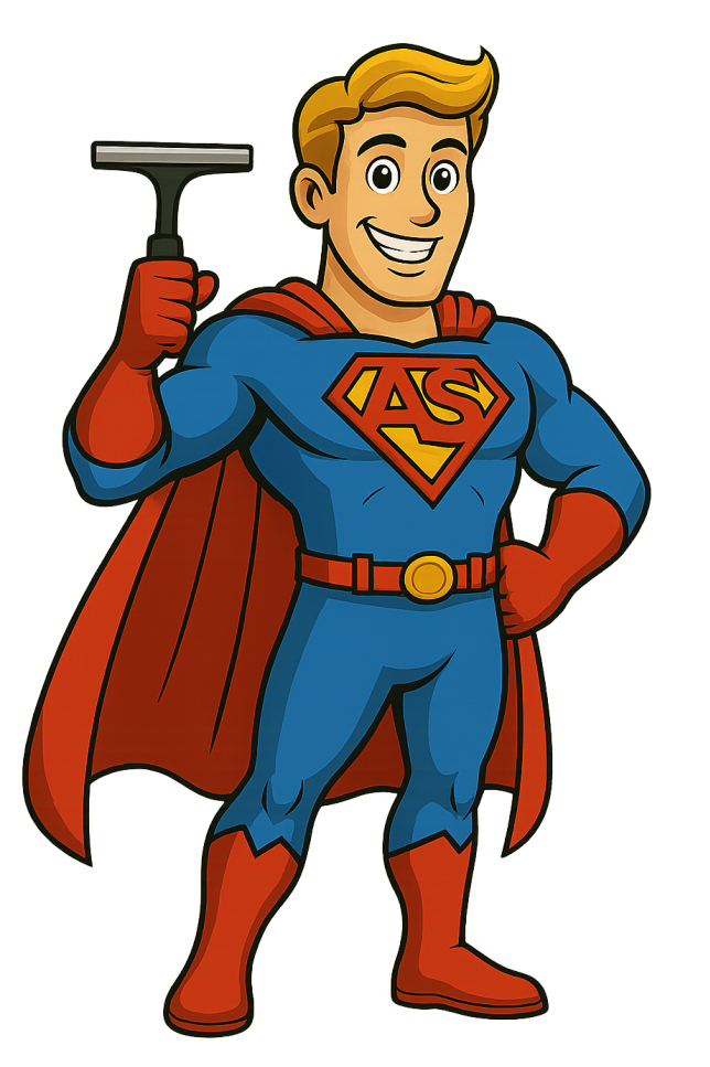 AquaShine Superhero with Squeegee